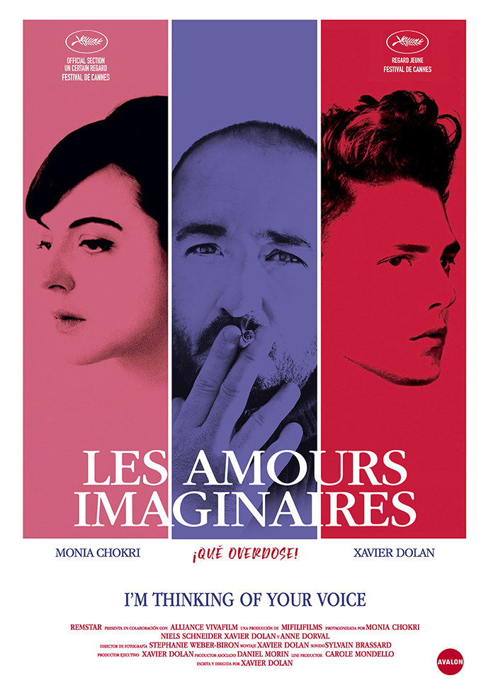 Les amours imaginaires, cartel personalizado.