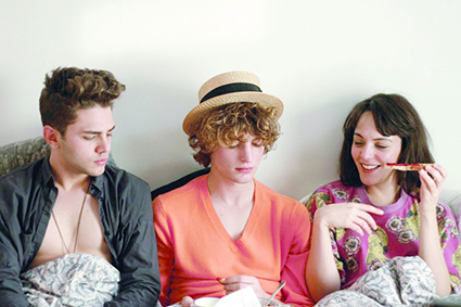 Los 3 protagonistas en un momento de la película